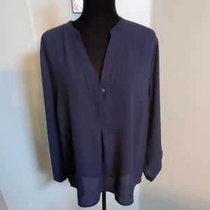 NWT- The Limited flowy chiffon long sleeved blouse